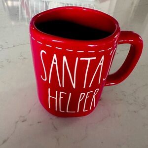 Rae Dunn Red Santa Helper Mug